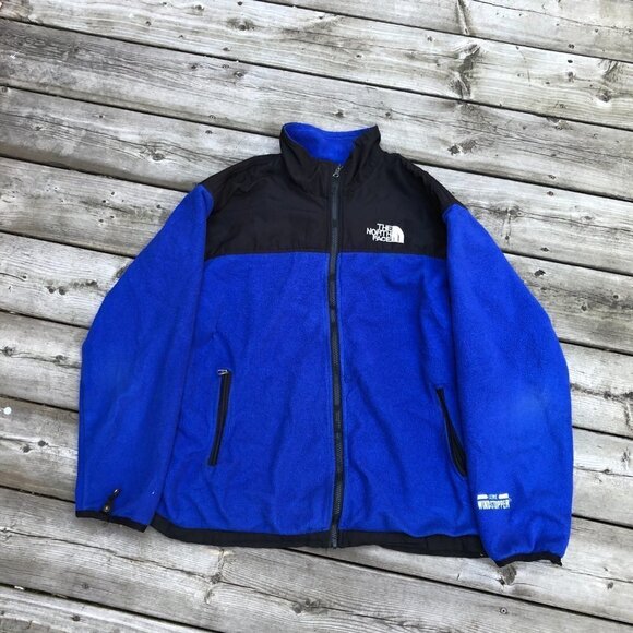 Vintage The North Face Summit Series Windbreaker Jacket XL Blue - Picture 2 of 8